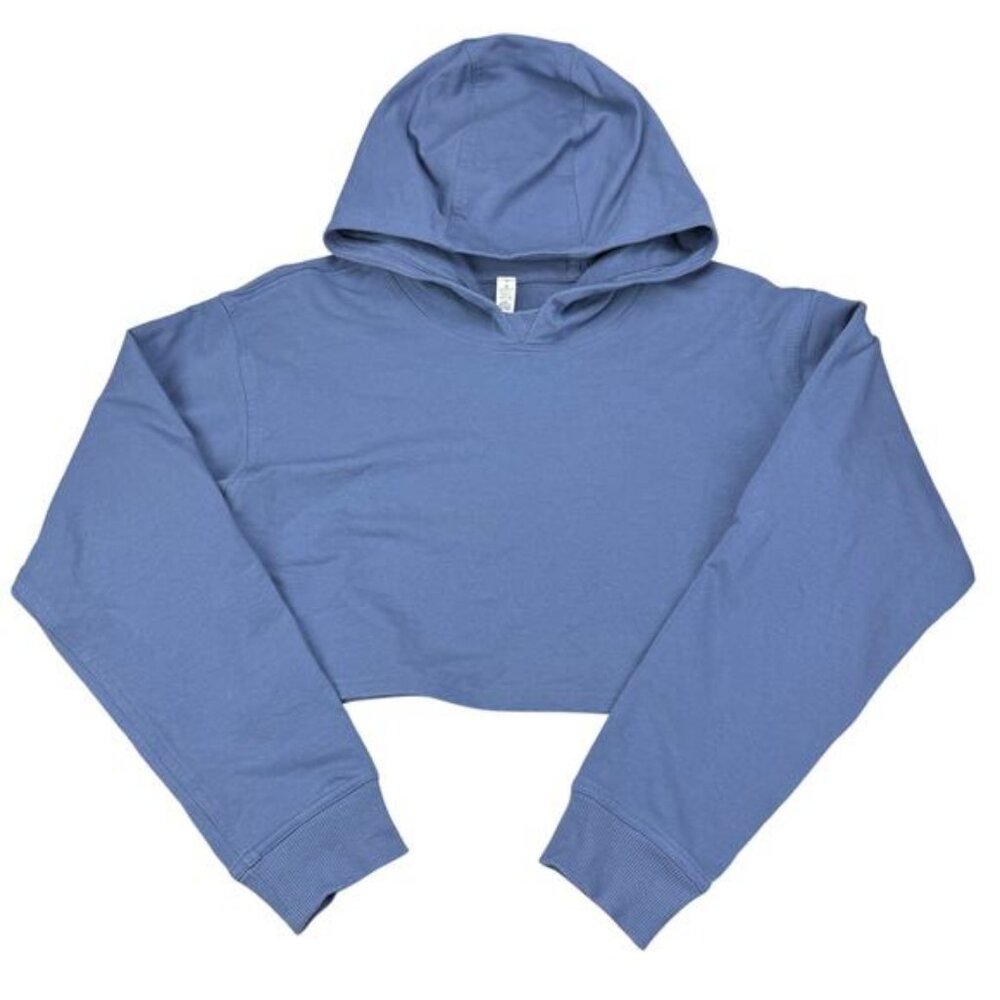 Lululemon All Yours Cropped Hoodie Ink Blue - Picture 3 of 6